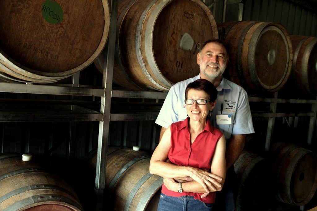 Winemakers Terry and Mary HILL OF PROMISE